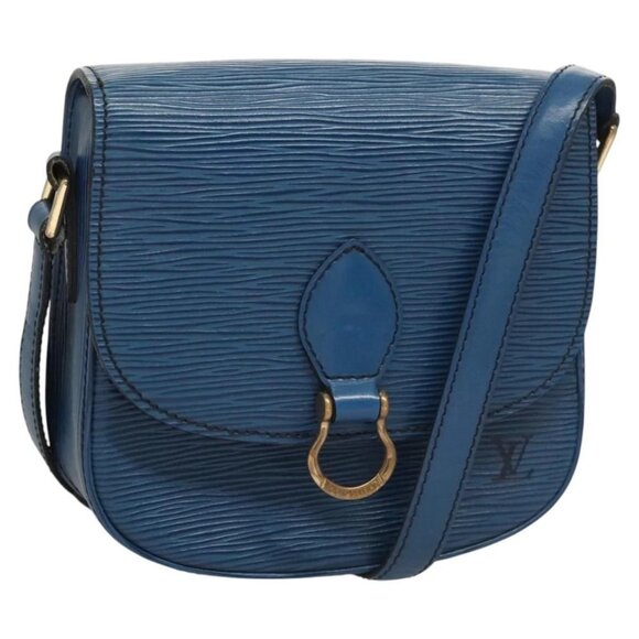LOUIS VUITTON Epi Saint Cloud PM Shoulder Bag Blue - Picture 1 of 16